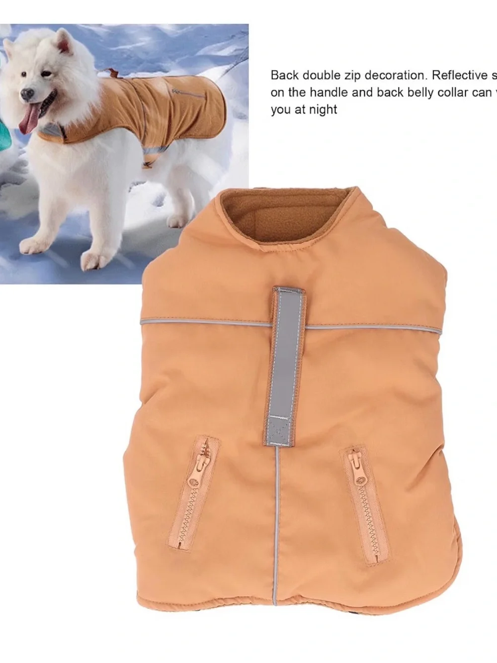 Dog Jacket - Tan